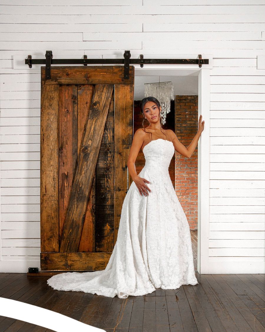 Pearl gown bridal rental